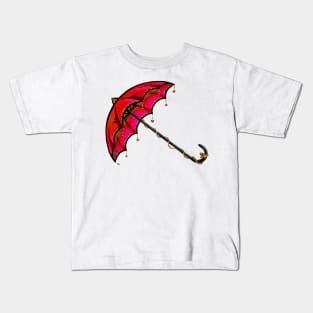 Red Umbrella Kids T-Shirt